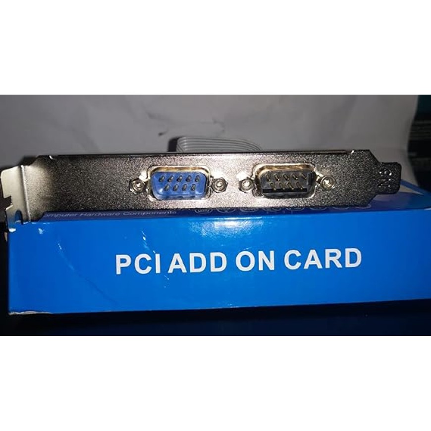 Generic 2 Port RS-232 Serial COM & 1 Port Printer Parallel LPT Port to PCI-E Adapter