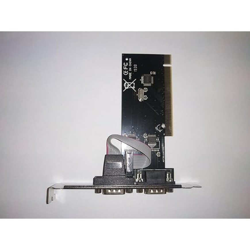 Generic 2 Port RS-232 Serial COM & 1 Port Printer Parallel LPT Port to PCI-E Adapter