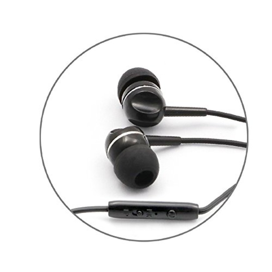 Zebronics EM800 Stereo Earphone with Mic (Black)
