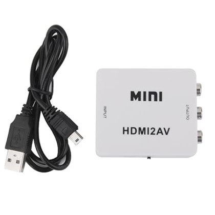 Imported HDTV Mini Composite HDMI 1080P to RCA Audio Video AV CVBS Adapter Converter
