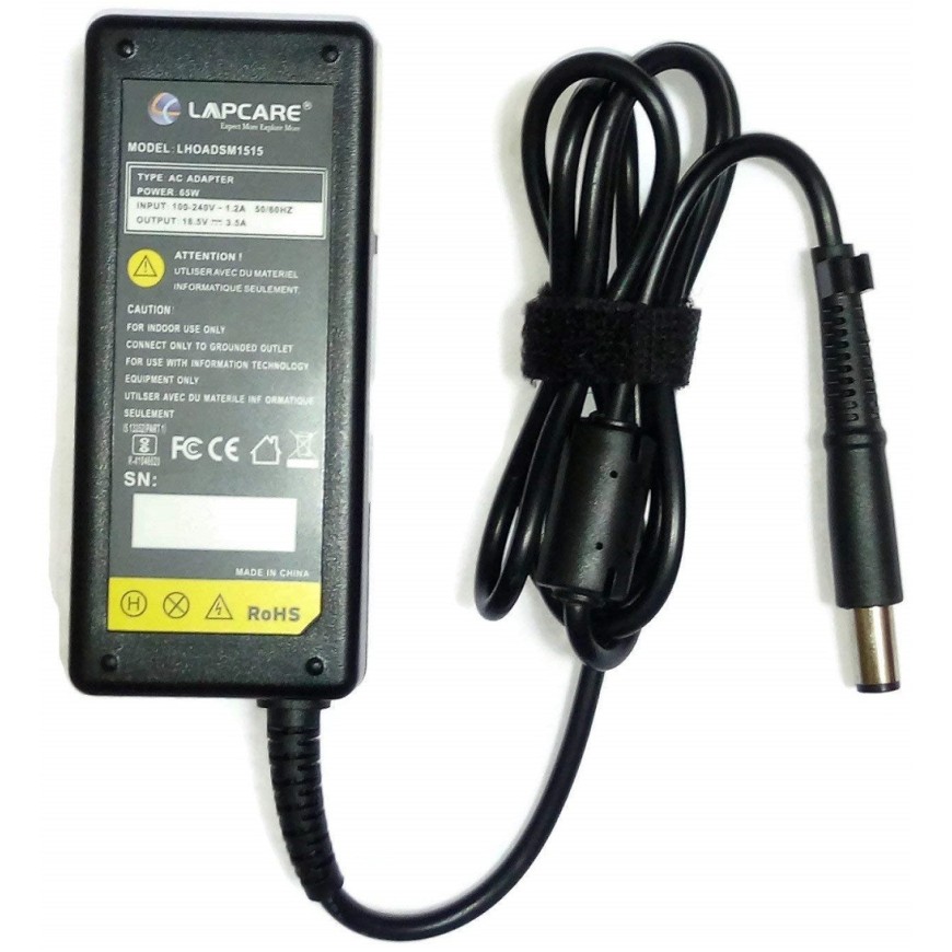 LAPCARE LH0ADYP1511 65 W Adapter (Power Cord Included)