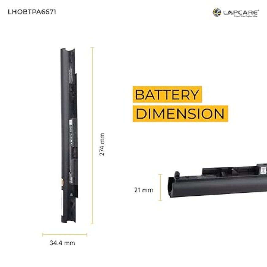 Lapcare - Compatible Lithium-ion Battery For 255,255-G6,250,250-G6,Pavilion 17z Series 4C (JC04)