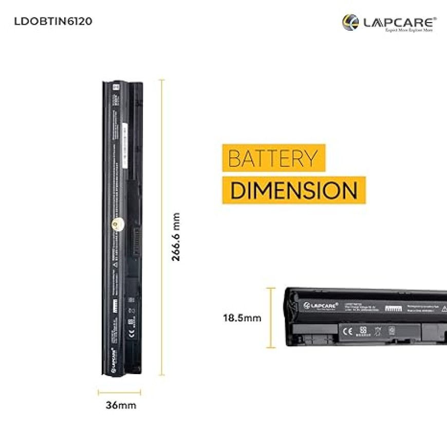 Lapcare - Compatible Lithium-ion Battery For Dell Inspiron 3451 4C (78V9D)