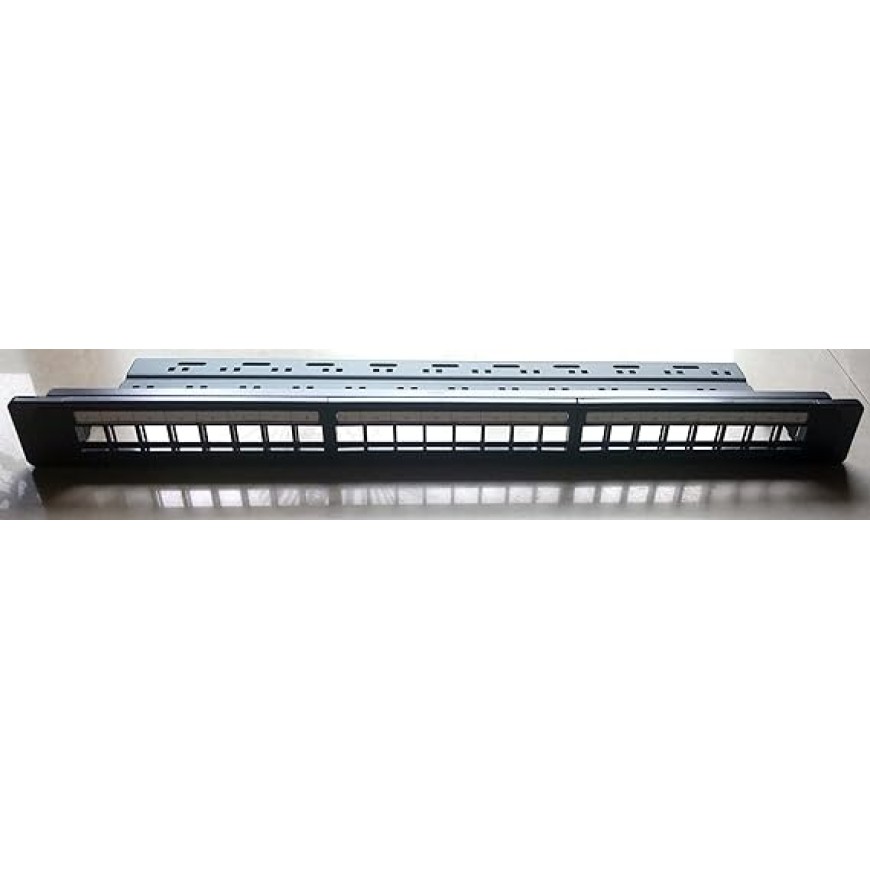 D-Link Unshielded 24-Port Unloaded Keystone Patch Panel NPP-AL1BLK241 Dlink