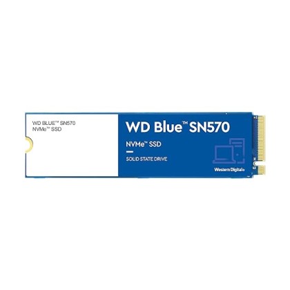 Western Digital WD Blue SN570 NVMe 250GB, Upto 3300MB/s, with Free 1 Month Adobe Creative Cloud Subscription, 5 Y Warranty, PCIe Gen 3 NVMe M.2 (2280), Internal Solid State Drive (SSD) (WDS250G3B0C)