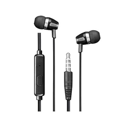 Zebronics ZEB-EM900 Wired Headphone (Black, In the Ear)