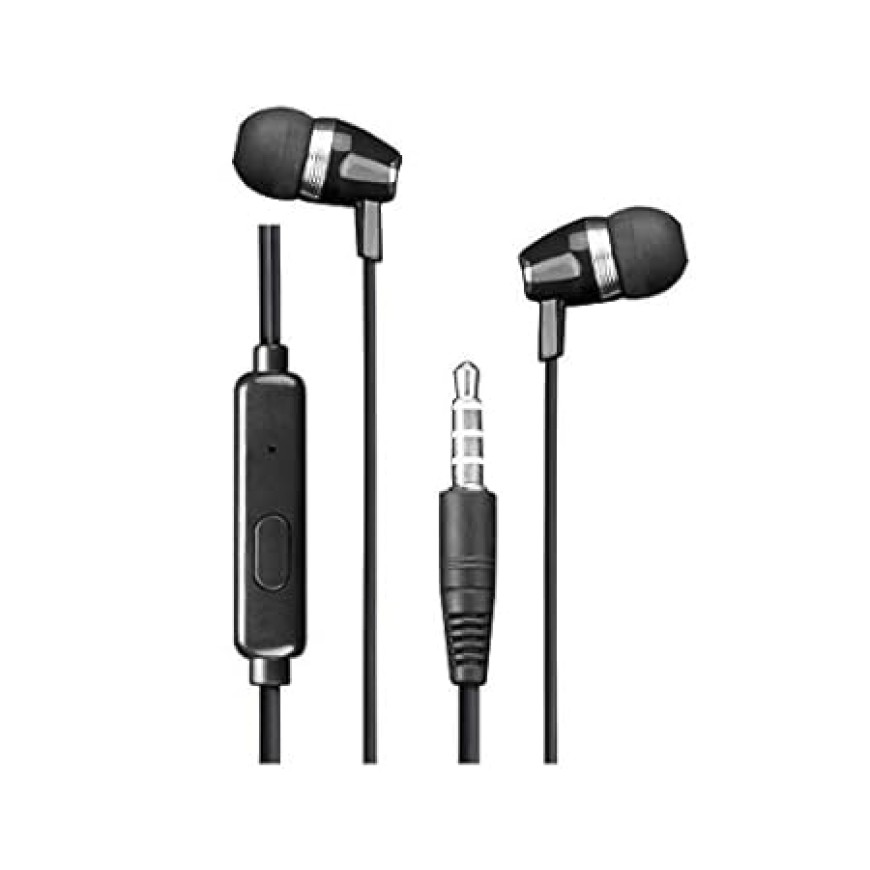 Zebronics ZEB-EM900 Wired Headphone (Black, In the Ear)