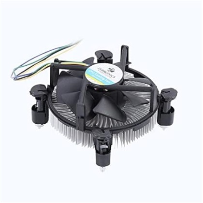 Zebronics CPU Cooling Fan | 775/1150/1155/1156 Socket | 90mm CPU Fan | Thermal paste Included