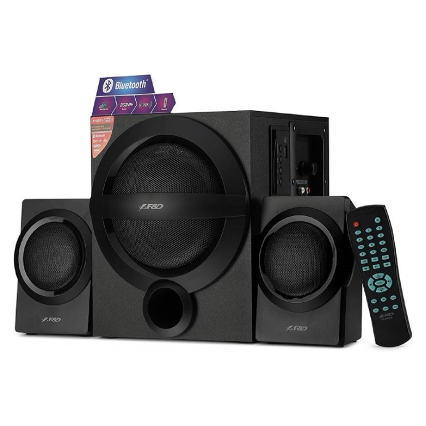 F&D A140X 74 W Bluetooth Home Theatre (Black, 2.1 Channel)