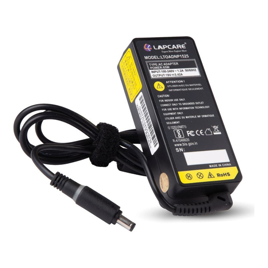 LAPCARE LTOADNP1525 65 W Adapter (Power Cord Included)